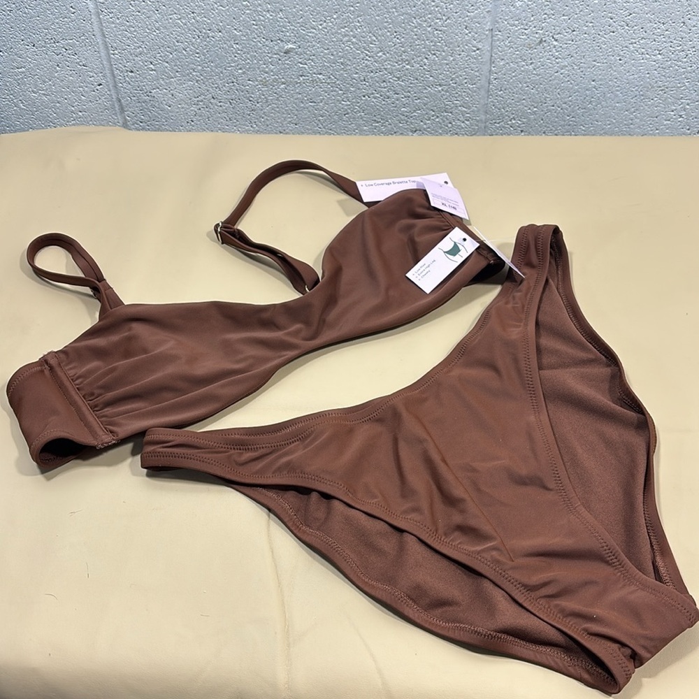NWT Wild fable Brown Bikini Set - Picture 5 of 9